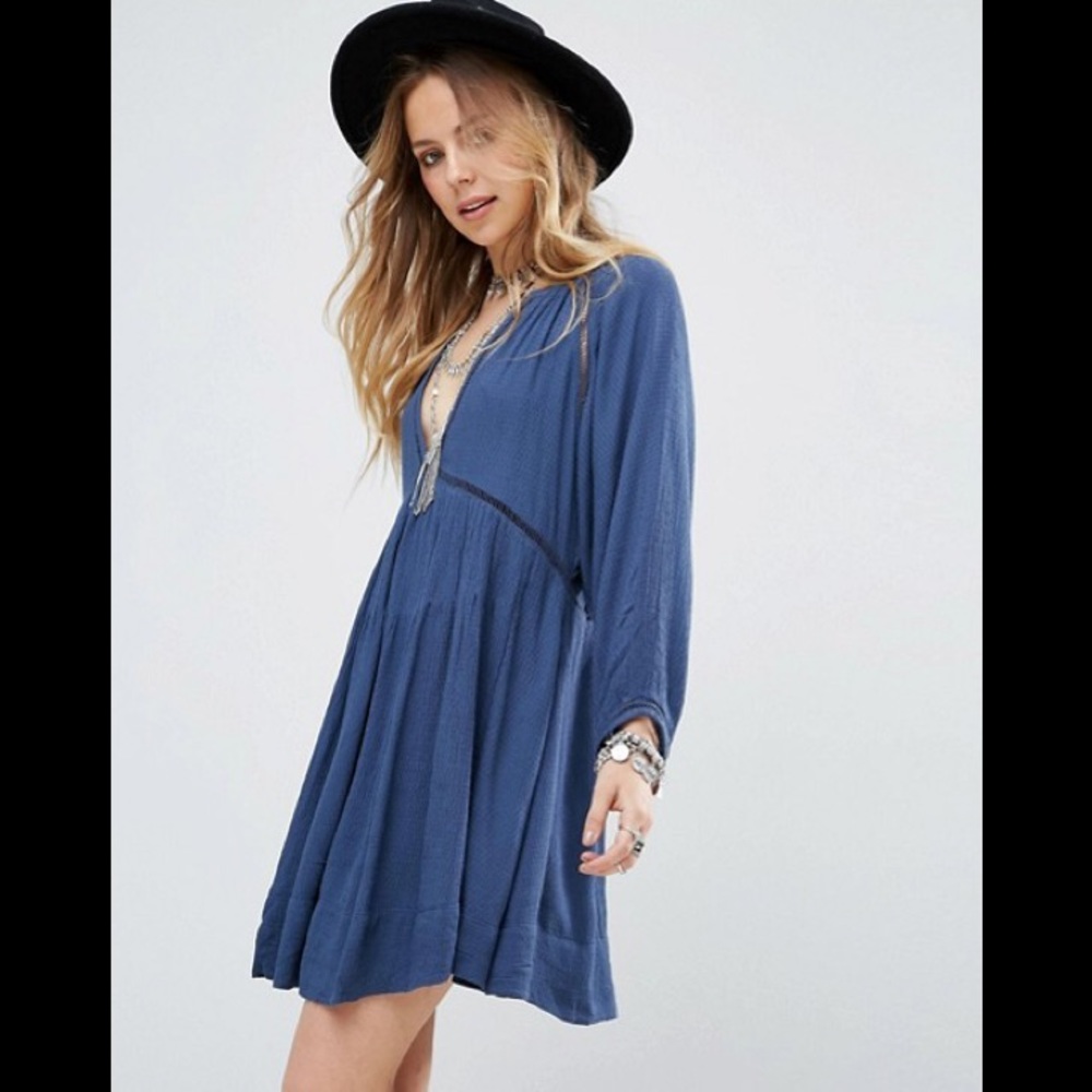 🇺🇸FP Go Lightly Long Sleeved Swing Dress
